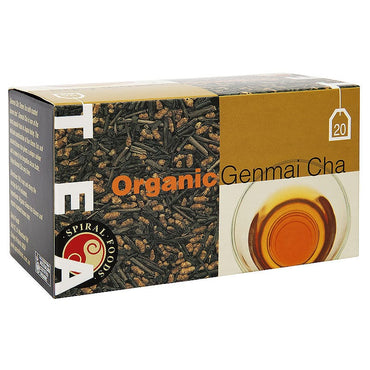 Spiral Foods Organic Genmai Cha Tea Bags 20 bags